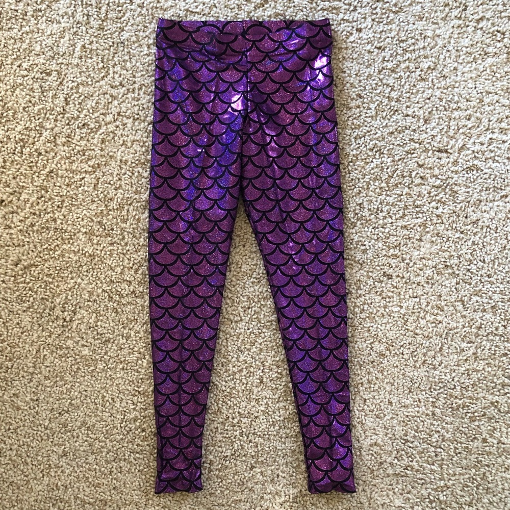 Blackmilk Purple Mermaid Leggings BNWOT